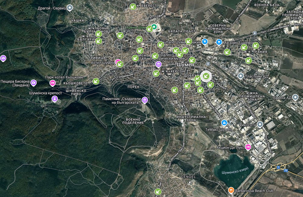 карта контейнери